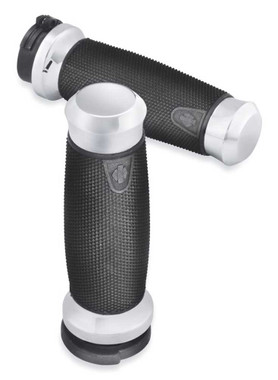 Harley-Davidson Get-A-Grip Hand Grips - Chrome Finish, Magnum 1.6 inch 56100015 - Wisconsin Harley-Davidson