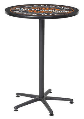 Harley-Davidson® Bar & Shield Logo Round Cafe Table, Durable