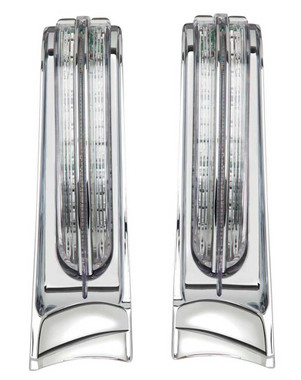 Ciro LED Light Filler Panels '14-up Harley-Davidson Ultra & Road King Motorcycle - Wisconsin Harley-Davidson
