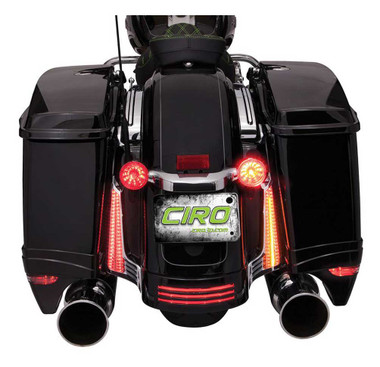 Ciro LED Light Filler Panels, '14-up Harley Street Glide, Road Glide Motorcycles - Wisconsin Harley-Davidson