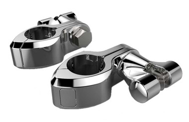 Ciro Adjustable Highway Peg Mount w/Clevis 1.25 in. Engine Guard Chrome or Black - Wisconsin Harley-Davidson