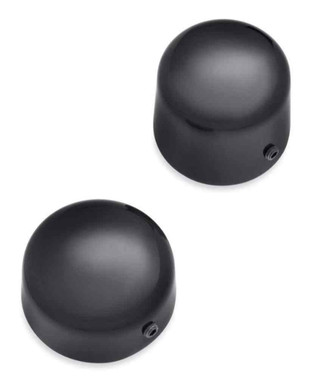 Harley-Davidson Swingarm Pivot Bolt Covers -Gloss Black, Fits XG Models 61400269 - Wisconsin Harley-Davidson