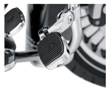 Harley-Davidson Mini Footboard Kit, Small 3.0 inch - Chrome Finish 50500139 - Wisconsin Harley-Davidson