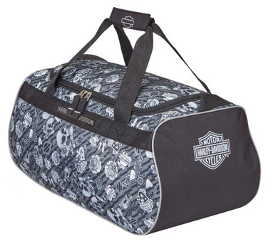 Marque  Black 99418-NUMBER1 HARLEY-DAVIDSONHarley-Davidson #1 RWB Logo Sports Duffel Bag w/Strap 