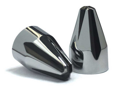 Ciro Fluted Spike Screw Bolt Caps Add On Kit - Multiple Sizes & Finishes - Wisconsin Harley-Davidson