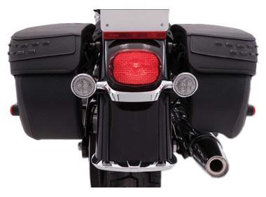 Ciro Fang LED Signal Light Amber Inserts, Multi-Fit Item - Chrome or Black - Wisconsin Harley-Davidson