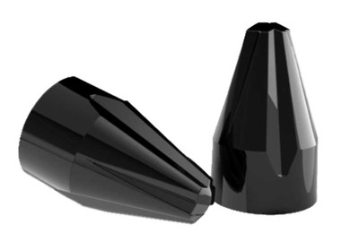 Ciro Fluted Spike Bolt Cap Set for Twin Cam (53pk) - Painted Black 70026 - Wisconsin Harley-Davidson