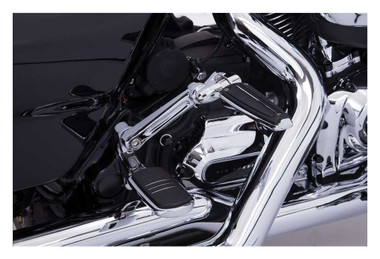 Ciro Adjustable Passenger Comfort Peg Mounts - Multi-Fit Item, Chrome or Black - Wisconsin Harley-Davidson