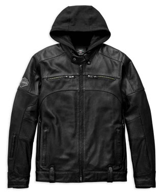 HARLEY-DAVIDSON レザージャケット Harley-Davidson® Men's Reflective Road Warrior 3-in-1
