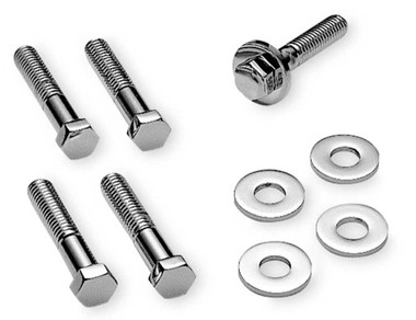 GARDNER-WESTCOTT Caliper Fastener Set Chrome 02-06 Dyna, 00-07 Softail