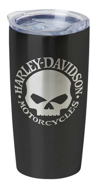 Harley-Davidson Core Willie G Skull Stainless Steel Travel Mug, Black HDX-98618 - Wisconsin Harley-Davidson