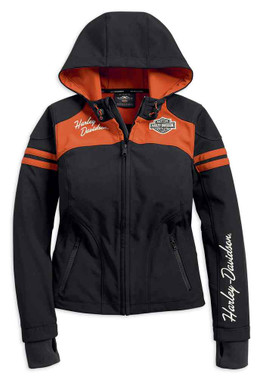 Harley-Davidson® Women's Miss Enthusiast Outerwear Jacket, Black 98519-12VW  - Wisconsin Harley-Davidson