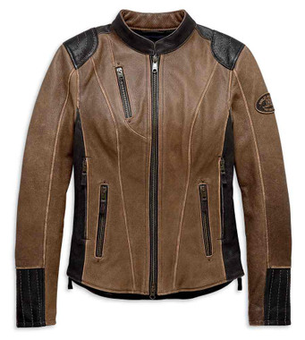 Women's FXRG Perforated Leather Jacket - Petite