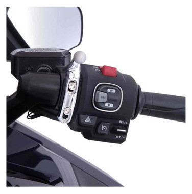 Ciro Goldstrike Left or Right Side Accessory Mount, Chrome or Black 58110-58119 - Wisconsin Harley-Davidson