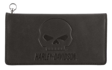 Harley-Davidson Men's Outsider Trucker Bi-Fold Leather Wallet w/ RFID HDMWA11648 - Wisconsin Harley-Davidson