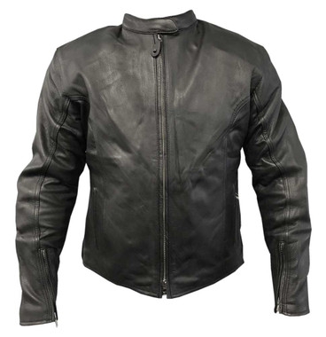 Redline Men's Classic Armor Cowhide Leather Motorcycle Jacket - Black M-4515 - Wisconsin Harley-Davidson