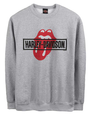 Harley-Davidson® Men's Rolling Stones Chrome Wings Fleece Pullover