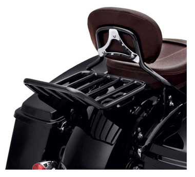 Harley-Davidson Detachable Two-Up Luggage Rack - Black, Touring Models 50300042A - Wisconsin Harley-Davidson