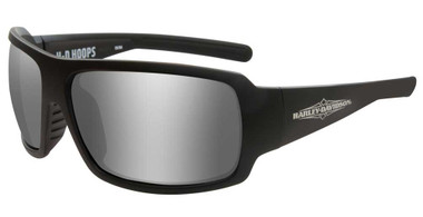 Harley-Davidson Women's Hoops H-D Sunglasses, Gray Silver Flash Lenses HAHPS02 - Wisconsin Harley-Davidson
