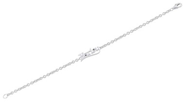 Harley-Davidson Women's Old English Harley Bracelet, Sterling Silver HDB0440 - Wisconsin Harley-Davidson