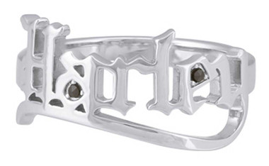 Harley-Davidson Women's Old English Harley Ring - Sterling Silver HDR0530 - Wisconsin Harley-Davidson