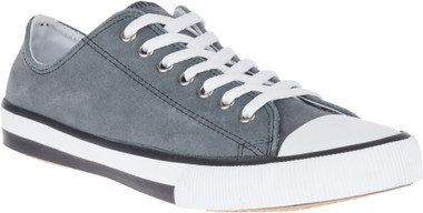 Harley-Davidson Men's Claymore Gray, Blue, or Olive Leather Sneakers, D93677 - Wisconsin Harley-Davidson