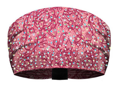 That's A Wrap Women's Bling Rhinestone Lacy Lady Knotty Band KB2212R-BLUSH - Wisconsin Harley-Davidson