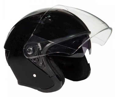 Fulmer Powersports 360 Forge Open Face Sunshield Motorcycle Helmet - Black - Wisconsin Harley-Davidson
