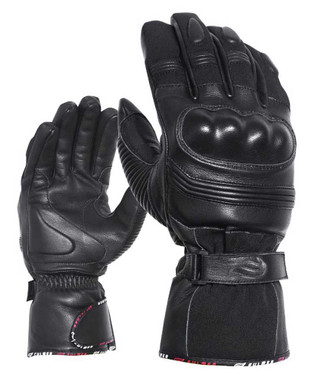 Fulmer Men's 553 Bruizer Heavyweight Deerskin Leather Full-Finger Gloves - Black - Wisconsin Harley-Davidson