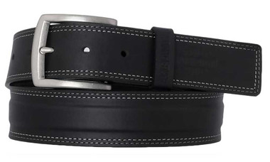 Harley-Davidson Men's One Lane Genuine Leather Belt - Antique Nickel Finish - Wisconsin Harley-Davidson