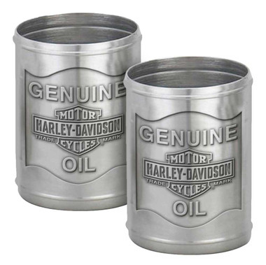 Harley-Davidson® Genuine Oil Can Hip Flask & Shot Glass Gift Set
