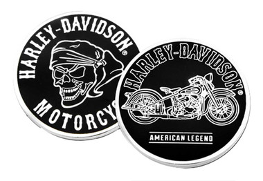 Harley-Davidson American Legend Skull & Bike Metal Challenge Coin, 1.75 in. - Wisconsin Harley-Davidson