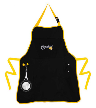 Original Cheesehead Utility Grilling Apron w/ Bottle Opener & Pockets 4AP5070C - Wisconsin Harley-Davidson