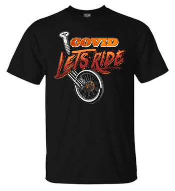 Biker Mens Screw It Lets Ride Short Sleeve Crew-Neck T-Shirt, Black - Wisconsin Harley-Davidson