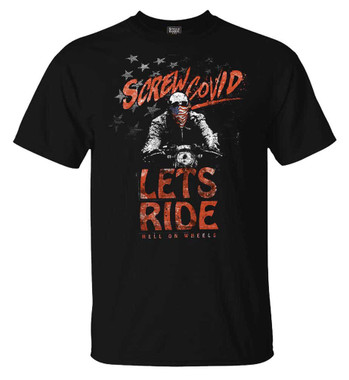 Biker Men's Screw It Lets Ride Short Sleeve Graphic T-Shirt, Black - Wisconsin Harley-Davidson