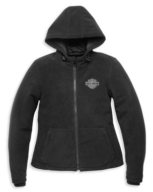 Harley-Davidson Women's Roadway II Waterproof Fleece Jacket, Black 98119-21VW - Wisconsin Harley-Davidson Harley-Davidson Women's Roadway II Waterproof Fleece Jacket, Black 98119-21VW - Wisconsin Harley-Davidson