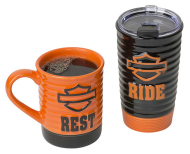 1970's Eagle Mug/Travel Mug Set