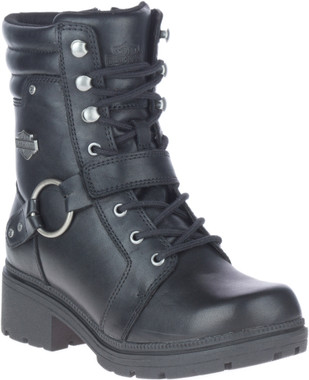 Harley-Davidson Women's Tegan 6-Inch Motorcycle Lace Harness Boots, D84706 - Wisconsin Harley-Davidson