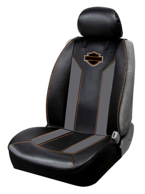 Harley-Davidson Deluxe B&S B&S Sideless 3-Piece Seat Cover, Black – Single - Wisconsin Harley-Davidson