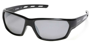 Harley-Davidson Men's Air Flow Venting Sunglasses, Black Frame/Smoke Mirror Lens - Wisconsin Harley-Davidson