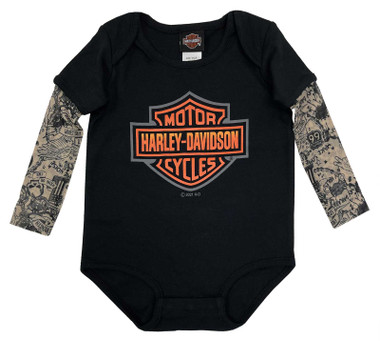 harley davidson baby onesie