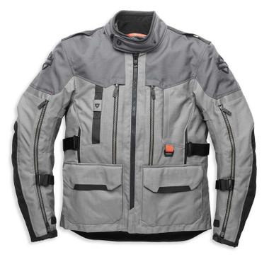 Harley-Davidson Men's Grit Adventure Functional Jacket, Gray 98179-21VM - Wisconsin Harley-Davidson Harley-Davidson Men's Grit Adventure Functional Jacket, Gray 98179-21VM - Wisconsin Harley-Davidson