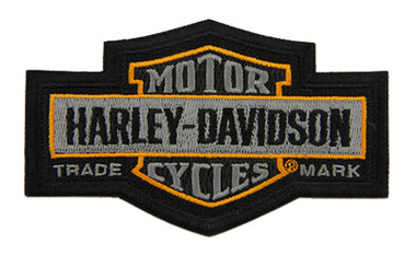 HARLEY-DAVIDSON フリンジ 刺繍 バッジ シングルライダース L HARLEY-DAVIDSON フリンジ 刺繍 バッジ シングルライダース L