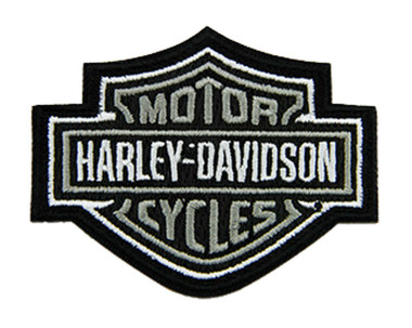 Harley-Davidson® 3 inch Embroidered Orange Bar & Shield Logo Emblem Sew-On  Patch - Wisconsin Harley-Davidson