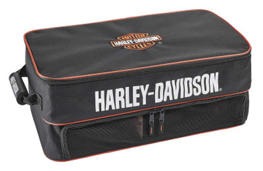 Harley-Davidson Bar & Shield Logo Trunk & Garage Organizer Bag - Black/Rust - Wisconsin Harley-Davidson