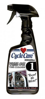 Cycle Care Formula 1 - Motorcycle Brilliant Whitewall Tire & Wheel Non-Corrosive Cleaner to Remove Grease, Oil, Road Dirt and Brake Dust - 22 oz. - Wisconsin Harley-Davidson