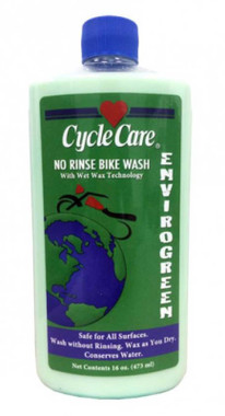 Cycle Care Formula ENVIROGREEN - Motorcycle No Rinse Bike Wash with Wet Wax Technology Cleaner, Safe for All Surfaces, Waxes Well You Dry - 16 oz. - Wisconsin Harley-Davidson