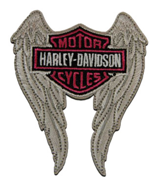 Harley-Davidson® 3.5 in. Toolbox Bar & Shield Logo Emblem Sew-On 