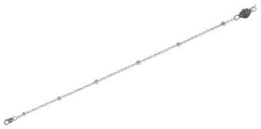 Harley-Davidson Women's Bar & Shield Satelite Chain Layering Bracelet - Silver - Wisconsin Harley-Davidson