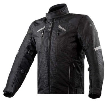 LS2 USA Men's Serra Evo Breathable Waterproof Motorcycle Sport Jacket - Black - Wisconsin Harley-Davidson